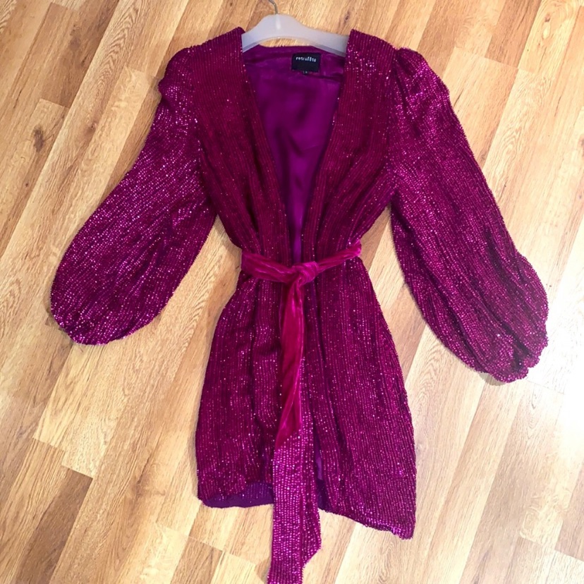 Retrofete Gabrielle Sequin Robe Dress